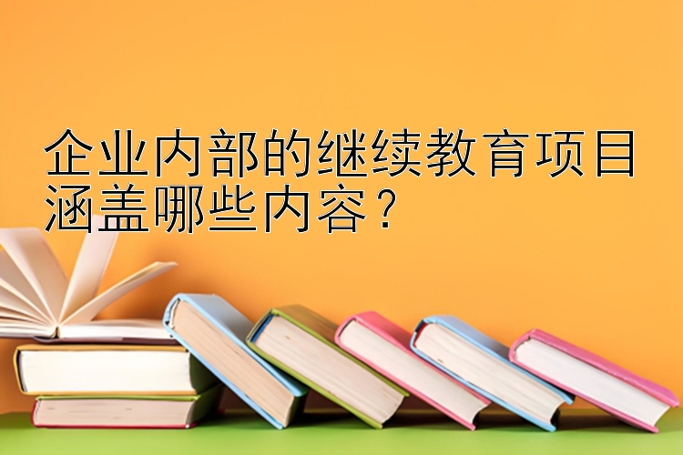 企业内部的继续教育项目涵盖哪些内容？