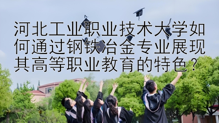 河北工业职业技术大学如何通过钢铁冶金专业展现其高等职业教育的特色？