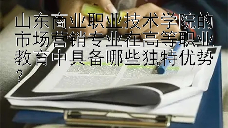 山东商业职业技术学院的市场营销专业在高等职业教育中具备哪些独特优势？