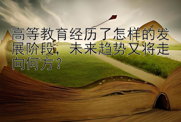 高等教育经历了怎样的发展阶段，未来趋势又将走向何方？