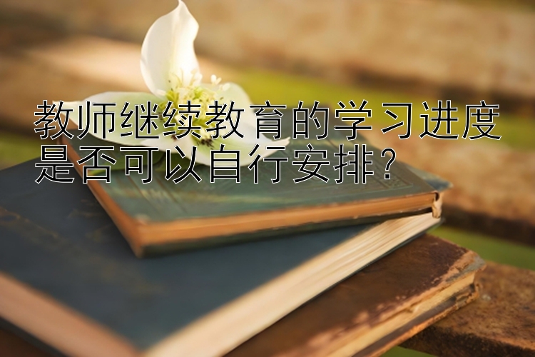 乐发总代理高赔率邀请码  教师继续教育的学习进度是否可以自行安排？